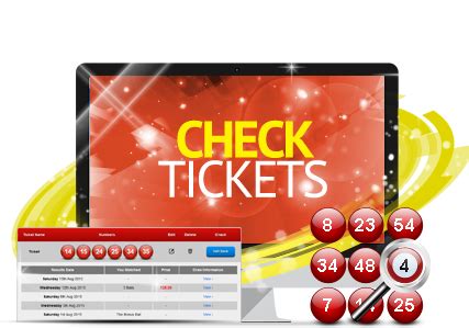 check lottery ticket manually|TICKET CHECKER .